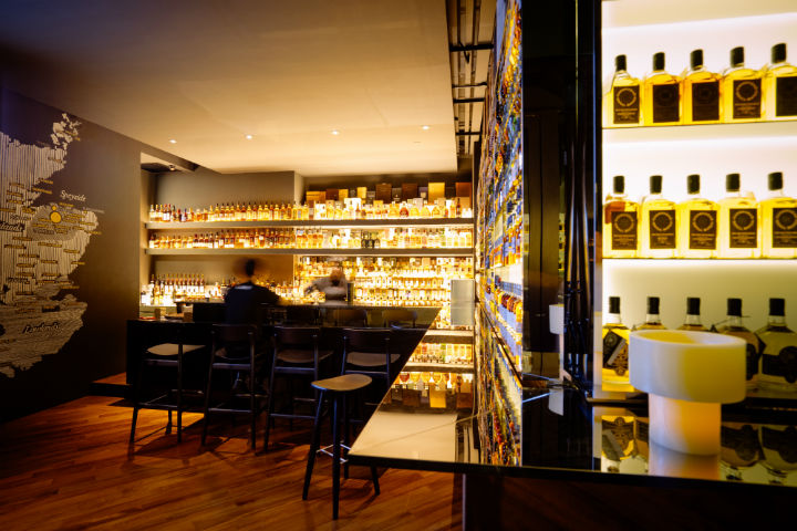 The interiors of Quaich Bar