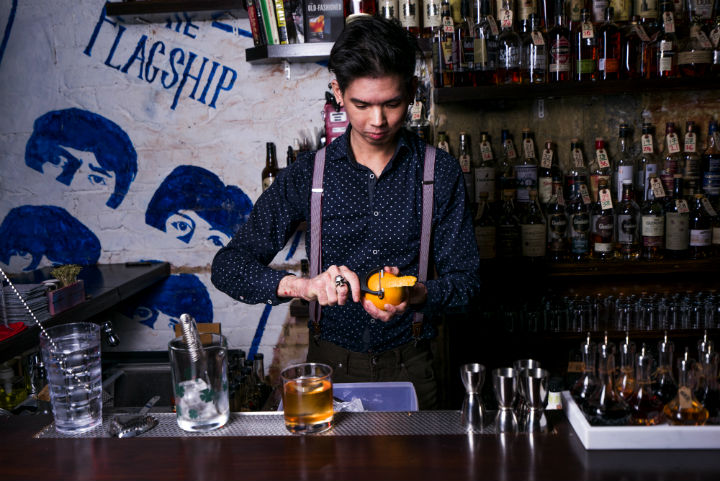 Flagship's head bartender, Jerrold Khoo