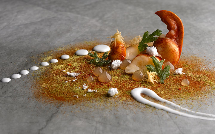 The Thai-inspired boston lobster with tomato, ginger and coconut broth. Photo credit: Resorts World Sentosa.