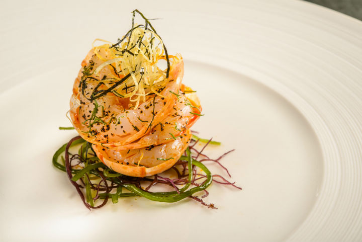 Roasted Scampi Seasoned with Tea, Waku Ghin (Photo: Waku Ghin)