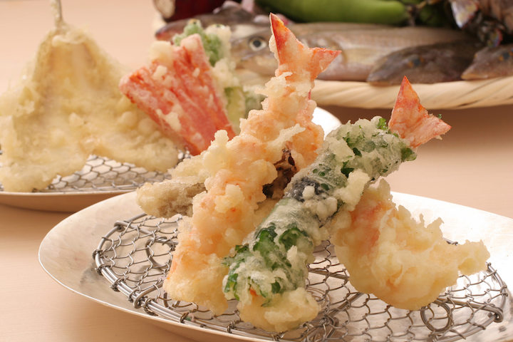 Tempura shrimp at Ippoh Tempura Bar by Ginza Ippoh