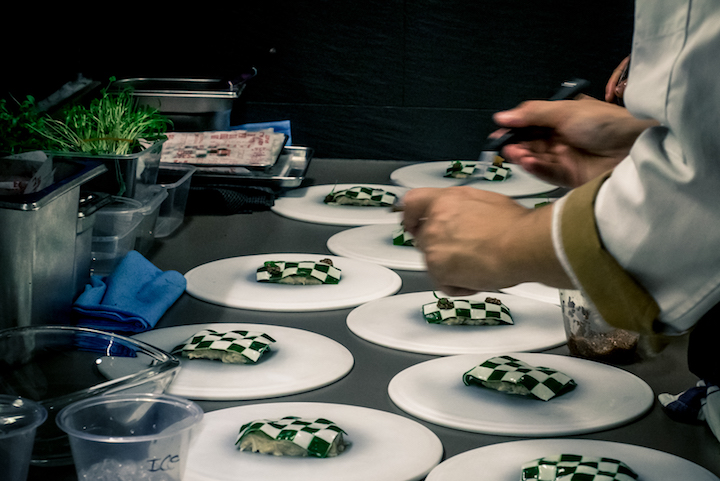 A collaboration between Restaurant ANDRE and Tickets (Chef Albert Adria). Photo Credit: Nat K.