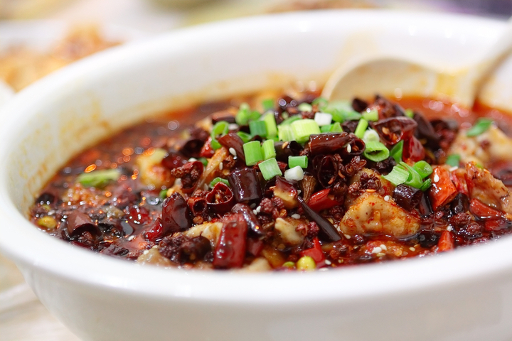 Shui Zhu Yu, a fiery Sichuan fish stew