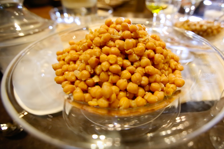The base of all hummus is the humble chickpea.