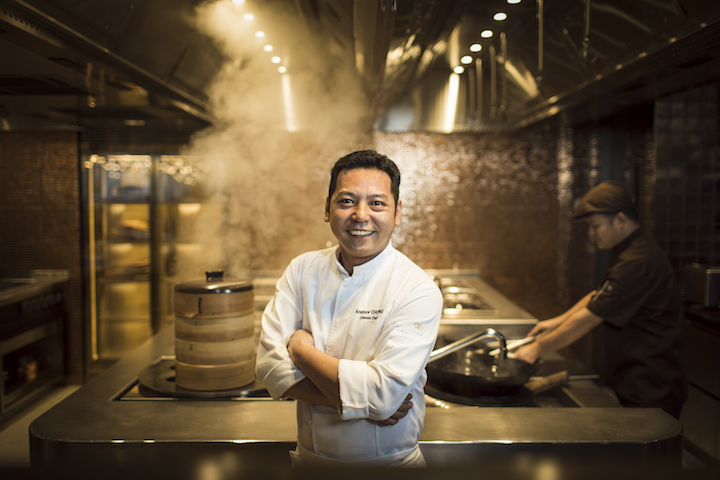 Sofitel Singapore City Centre's Chinese executive chef Andrew Chong helms the Chinese kitchen brigade at Racines.